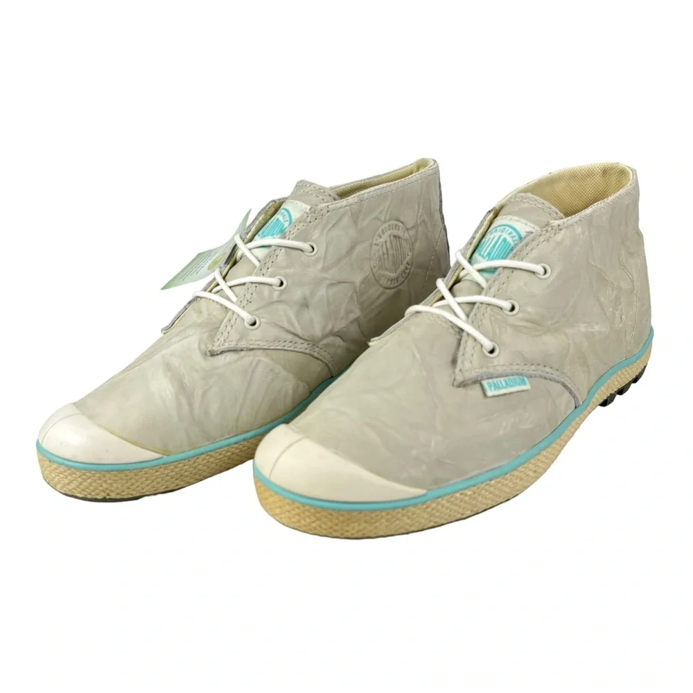 Palladium Women’s 8 Slim‎ Chukka Off White Ankle Boot Shoes